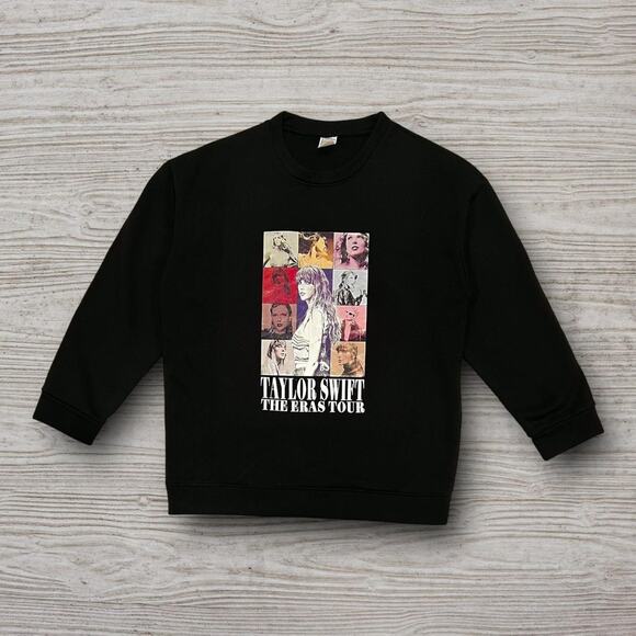 ★ Taylor Swift The Eras Tour Concert Merch Black Sweatshirt ★ - Picture 7 of 7
